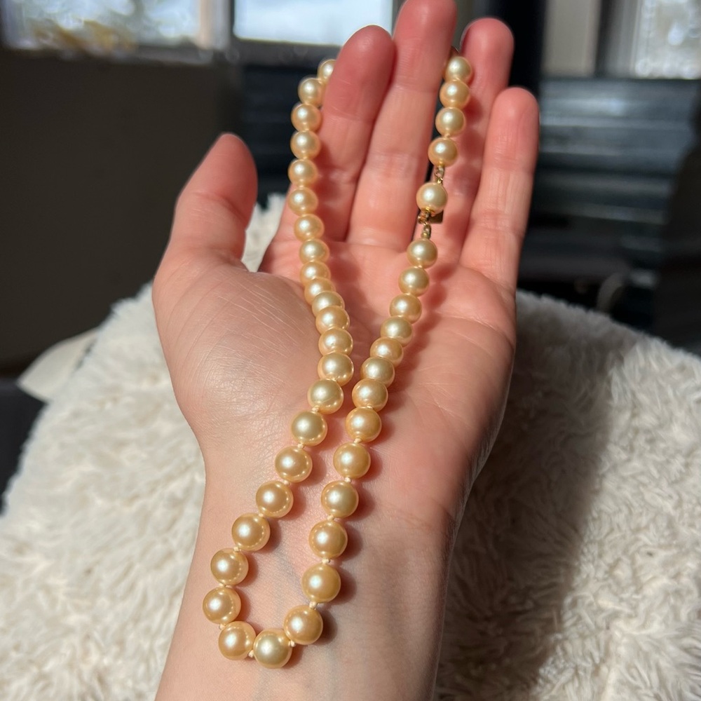 Vintage Pearl Choker Necklace